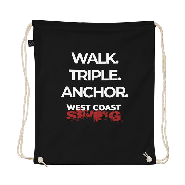 WALK. TRIPLE. ANCHOR. Dance Shoe Bag