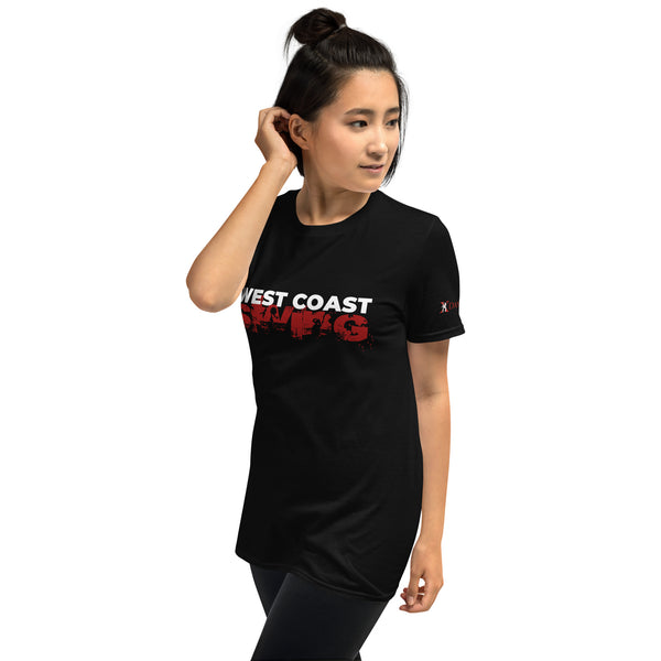 West Coast Swing Distressed Logo Unisex T-Shirt